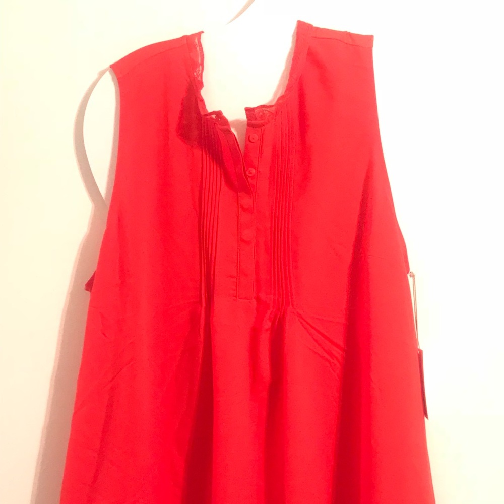 A New Day NWT Orange sleeveless shirt
